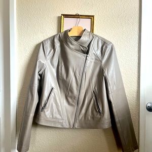 Lulu’s faux leather jacket by Jack